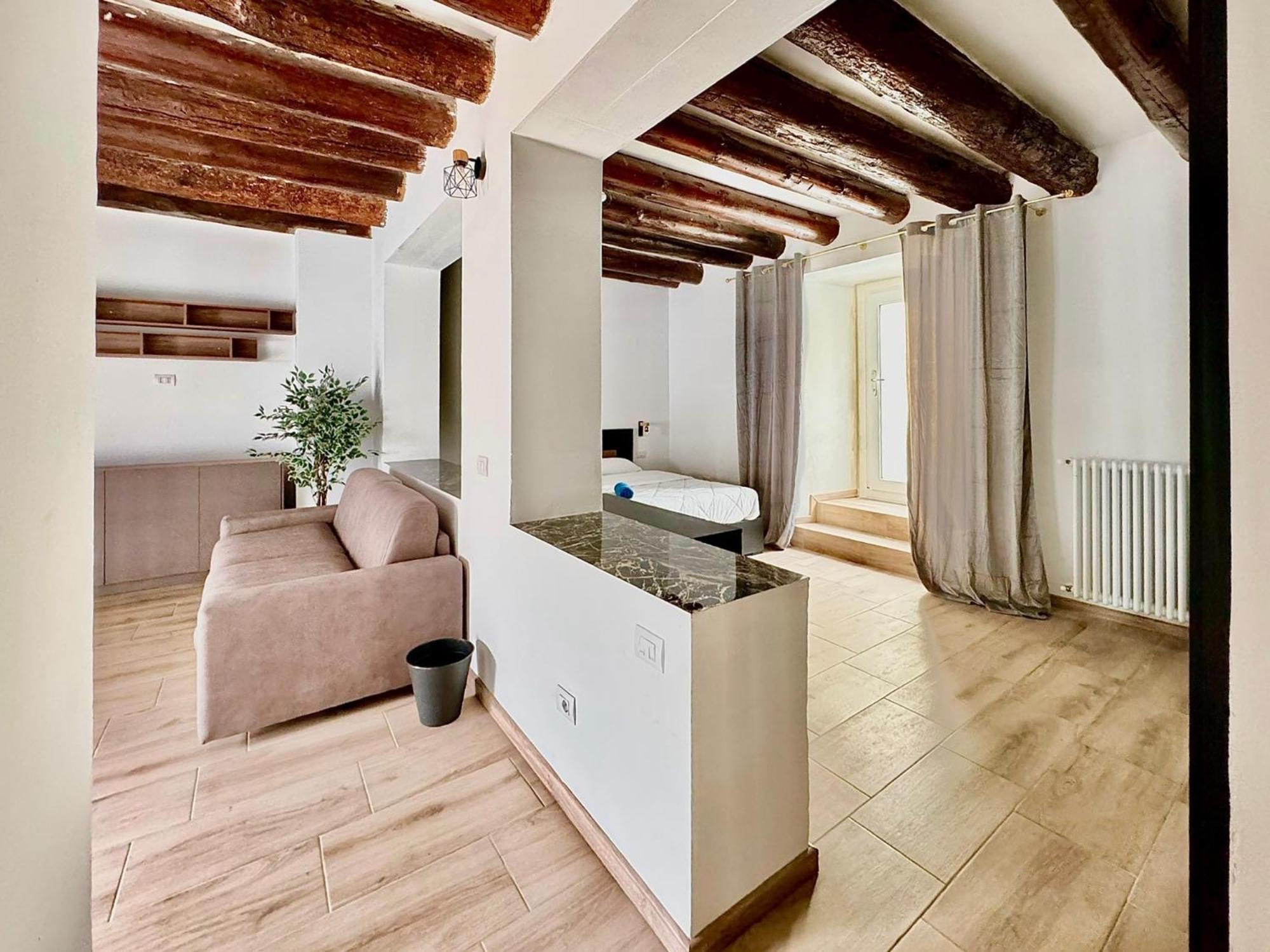 Casa Storica Del 1600 In Bergamo Centro Apartment Exterior photo